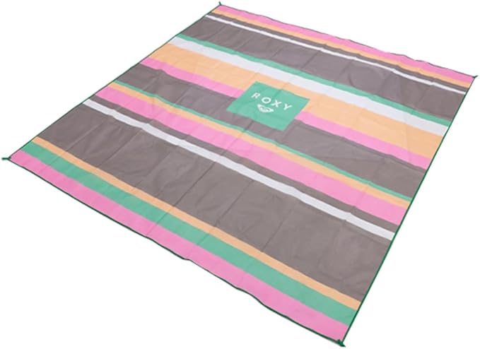 Roxy Sand-Free Beach Mat – Large Waterproof Outdoor Picnic Blanket Lightweight Foldable Mat for Beach Camping Park or Travel – Fits 4-6 People Quick-Dry Durable