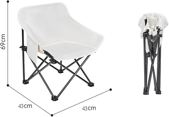 7Pcs Folding Camping Chairs &amp Table Set - Picnic Table Design Folding Chair Set with Table for Picnic Party BBQBlack