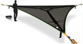 Tentsile Trillium Giant Hammock The Original Tree Tent Company 6 Adult Capacity Anti-Roll Central Hatch Ratches and Straps Included Designed in The UK (6 Person Black Mesh)