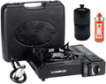 Camplux Dual Fuel Propane &amp Butane Stove with Carrying Case Portable Camping Stoves with CSA Certification