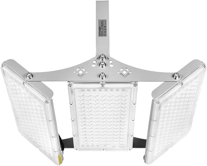 CHARON 300W LED Flood Light 24000LM Super Bright Outdoor Security Lights with Wider Lighting Angle 6000K Daylight White IP66 Waterproof Outdoor Lighting for Garage Garden Lawn Yard Parking Lot