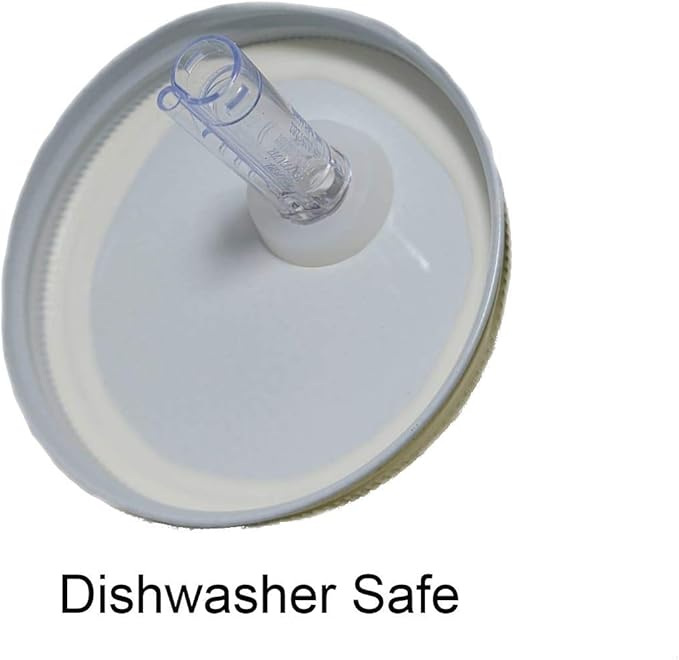 Wide Mouth Mason Jar Pour Spouts For Moonshine And Whiskey - Made 100% In The USA. Free Flow Mason Jar Spouts That Don't Leak. No Cracks Just A Perfect Pour Everytime. 2 Pack