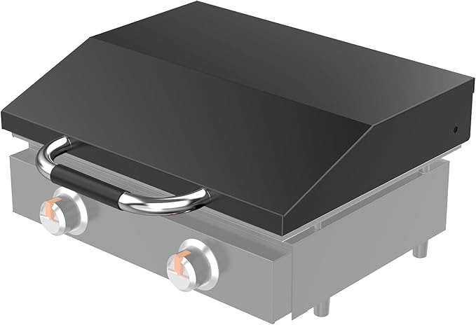 Universal Hinged Lid with Handle for Blackstone and Other Brand 22 Inch Griddles 5011 Griddle Hard Cover Hood for Blackstone 22 Inch Griddle 1666 2203 2304 and Other 22in Tabletop Griddles