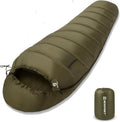 Bessport Mummy Sleeping Bag | 15-45 ℉ Extreme 3-4 Season Sleeping Bag for Adults Cold Weather– Warm and Washable for Hiking Traveling &amp Outdoor Activities