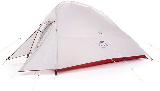 Naturehike Cloud-Up 2 Person Tent Lightweight Backpacking Tent with Footprint - Free Standing Ultralight Camping Hiking Backpack Tents Two Person Tent