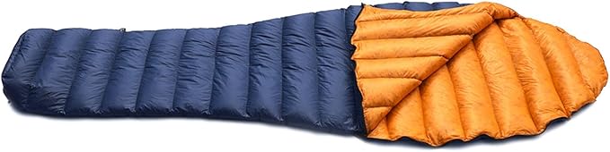 Down Sleeping Bag Ultralight for Adults 90% Duck Down 800+ Fill Power 5-10°C with Compression Storage Bag - Water-Resistant Shell for Kids and Backpacking Gear