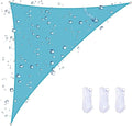 Sunsale Shade Waterproof Triangular Breathable Garden Canopy 98% UV Blocking Patio Sun Shade is durable and tear resistant with free rope perfect for outdoor use
