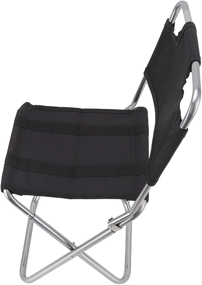 Folding Chairs for Outside Mini Portable Chair with Backrest Aluminum Alloy Foldable Camping Stool Multifunctional Small Outdoor Chair for Fishing Barbecue