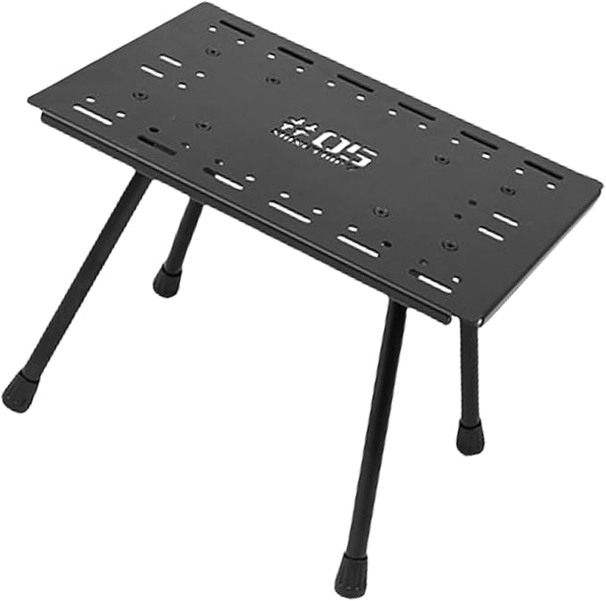 Camping Folding Table Adjustable Table Portable Folding Chair Tactically Picnics Table for Backpacking Hiking