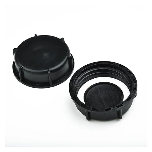 IBC Tote Lid 8 Pcs IBC Cap Adapter Coarse Thread Faucet Accessories Hose Outside Valve Cover Water Tote Tank for Industries Storage