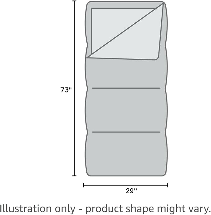 Kelty Rambler 50 Degree Synthetic CloudLoft Insulated Sleeping Bag Unzips Completely to A Blanket Anti-Snag Zipper &amp More