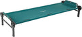 Disc-O-Bed Large Outdoor Modular 1 Person Single Camping Cot Portable Bed for Adults Sleep Solution for Tents Green