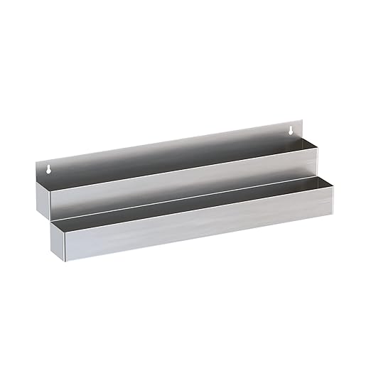 Stainless Steel Double Tier Speed Rail Liquor Rack Speed Rack Bottle Holder - 36 Inch