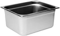 TrueCraftware-Half Size 6 Deep Stainless Steel Anti-Jamming Steam Table Pan 22 Gauge- Chafing Steam Table Pans Catering Food Storage Metal Pan Hotel Pan for Restaurant Events Catering Use
