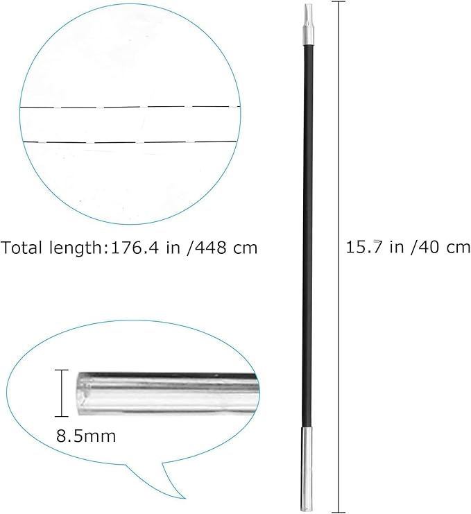 Gorich Beach Tent Poles for 3-8 Person Beach Tent for Replacement