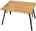 Outdoor Folding Table Wood Grain Aluminum Alloy Egg Roll Large Lifting Portable Camping Plate