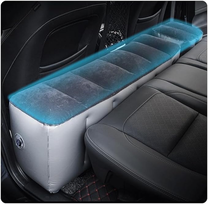 Inflatable Car Air Mattress Back Seat Bed for Polestar 3 2022- Back Seat Gap Pad Mattress Camping Air Couch for Sleeping Travel Rest133x30x40cm