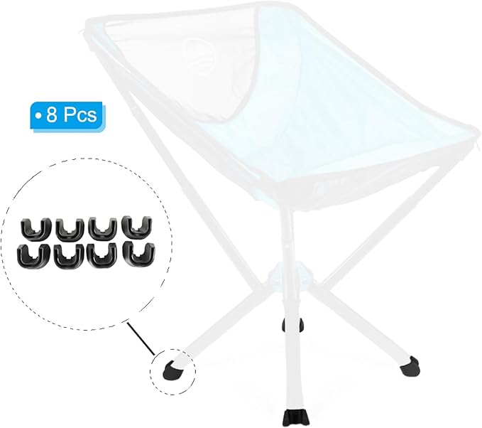 Horse Feet 8Pcs for CLIQ Chair Replacement Feet（8）
