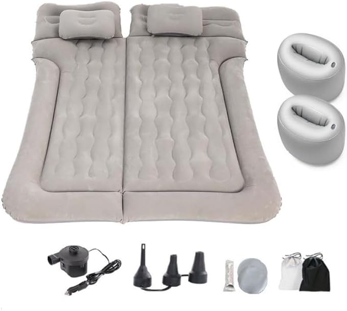 Car Air Mattress for Chevrolet Trailblazer 2001-2025 Travel Bed Camping Bed Cushion Inflatable Vehicle Air Cot Portable Sleeping Pad Inflatable MattressGrey