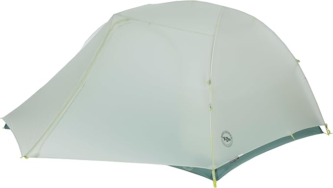 Big Agnes Tiger Wall Platinum Backpacking Tent - Lighter Than Ultralight 3-Season Semi-Freestanding Double Door Tent