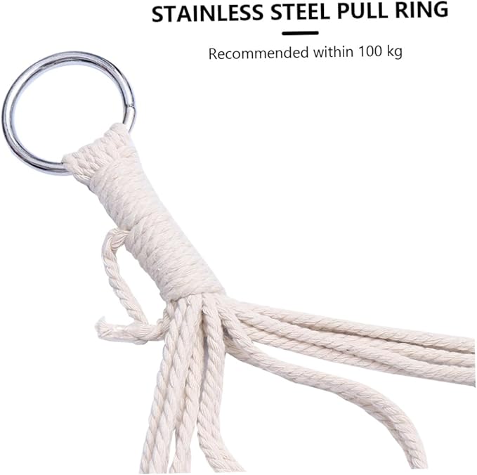 Hanging Hammock Chair Straps Rope Hammock Stand for Camping Traveling Lightweight