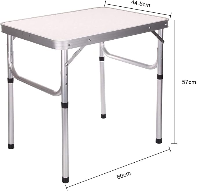 Portable Camping Table Outdoor Folding Table Picnic Camping Desk Aluminum Lightweight Roll Up Dining Tables for Indoor Outdoor Home Party