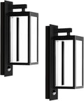 Lustrlach 2 Pack Motion Sensor Outdoor Light Fixtures Wall MountExterior Wall Sconce Porch Light Garage Lights Waterproof Motion Lights for Outside Garden Front Door