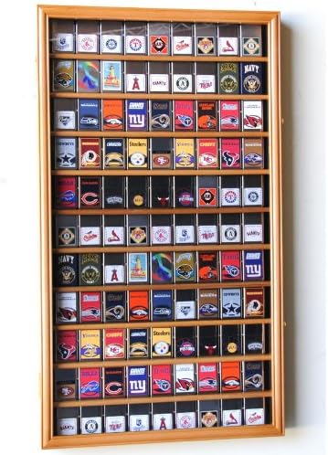 sfDisplay.comLLC. 99 Zippo Lighter Display Case Cabinet Holder Wall Rack w/UV Protection