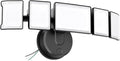 Olafus 180W Flood Lights Outdoor 18000LM Super Bright Security Lights with 5 Adjustable Heads IP65 Waterproof Hardwired Switch Controlled 6500K Aluminum LED Flood Light for House Yard Black