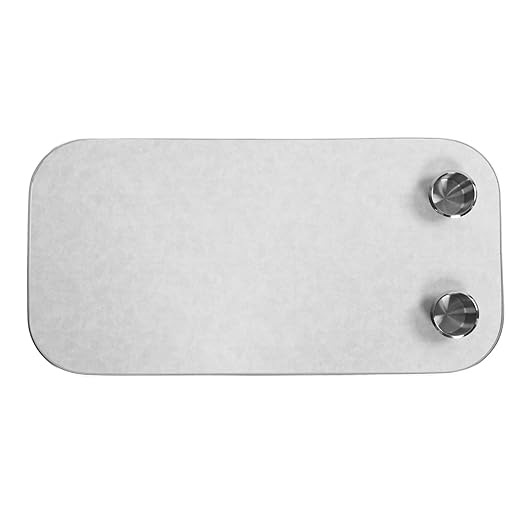 Removable Rectangular Marine RV Table Boat Table Top RV Table Top Replacement with 2 Cup Holders Aluminum Alloy Solid Wood Boat Desktop Panel for Yacht Boats (White)