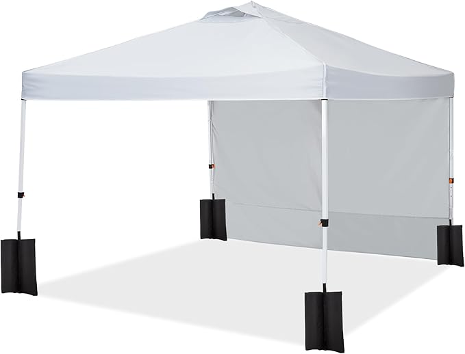 Pop Up Canopy Tent – 10x10ft Commercial Outdoor Gazebo – One Push Quick Sun Shelter Durable &amp Waterproof – Perfect for Camping Backyard Patio Party Events – No Variant