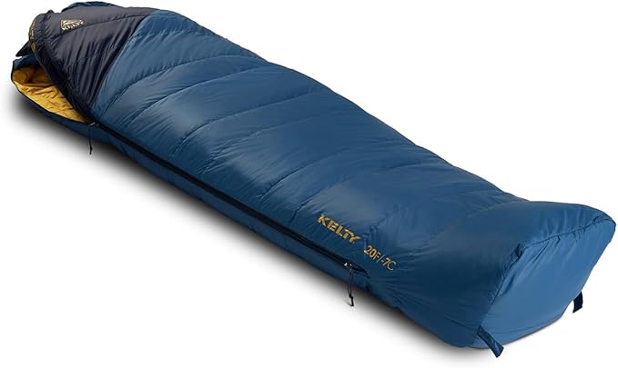 Kelty Cosmic 20 Down Mummy Sleeping Bag for Backpacking Campers 550 Fill Power Recycled Fabrics with PFAS-Free DWR Designed in Sunny Colorado