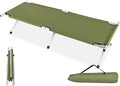VINGLI Folding Camping CotOutdoor Portable Camp Bed Sleeping Cots with Carry Bag Green