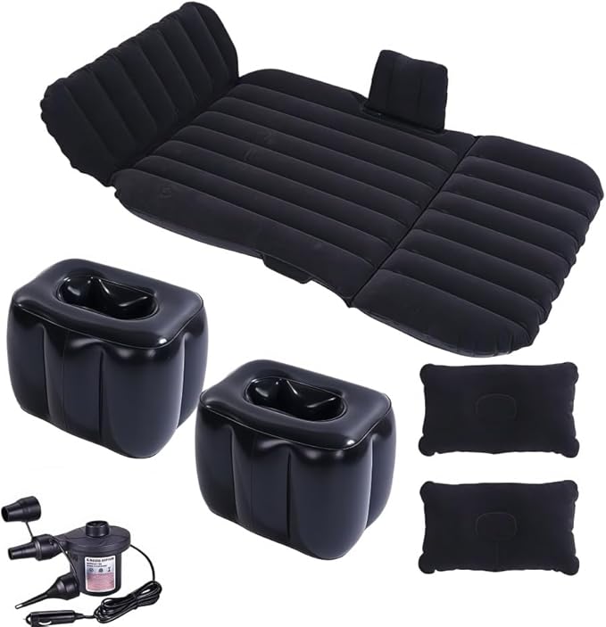 Car Air Mattress for Cadillac Escalade 2007-2010Air Mattress Back Seat Camping Bed Thickened Car Sleeping Pad for Travel Portable Car Bed Anti-Leakage Quick Easy Set-Up