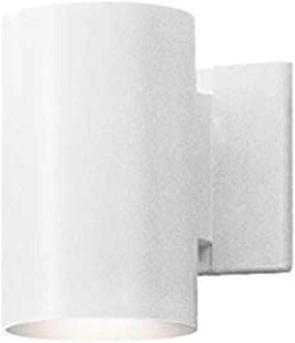 Kichler 9234WH Outdoor Cylinder Wall Mount Sconce 7 in (Height) White
