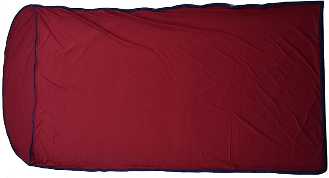 Sleeping Bag Liner Ultralight Polyester 200x80cm Compact Storage Bag - Multifunctional Elastic Design Breathable and Skin Friendly Ideal for Cold Weather Camping