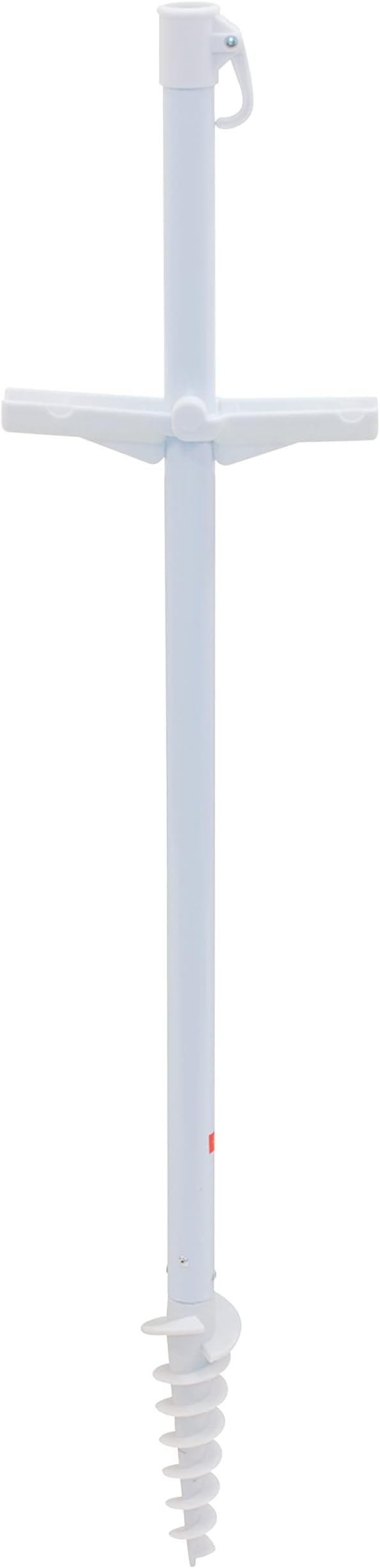 Rio Brands 7' Alternating 20-Panel Beach Umbrella with Sand Anchor and Carrying Bag Blue Multicolor