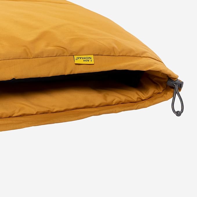 NOMAD Blazer Sleeping Bag - Premium 100% Percal Cotton Blanket Sleeping Bag for Camping and Sleepovers