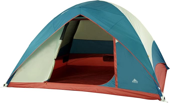 Kelty Discovery Basecamp Backpacking Tent 4 or 6 Person Camping Backpacking Shelter Large Capacity Fast Setup and Easy Tear Down Stuff Sack Included