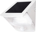 Maxsa 40234 Motion Activated Weatherproof Solar LED Wedge Light White