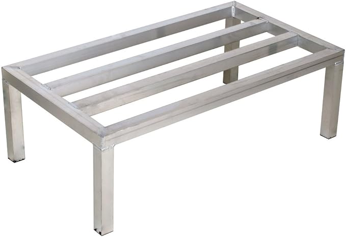Update International Aluminum. Dunnage Rack 20in x 36in silver