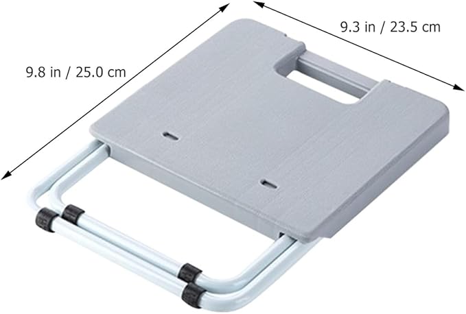 Portable Folding Stool Small Anti-Skid Plastic Garden Chair Compact Lightweight Balcony Camping Seat for Outdoor Hiking and Travel