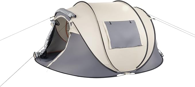 Camping Tent 4 Person Pop UpEasy Setup for Camping/Hiking/Fishing/Beach/OutdoorEtc