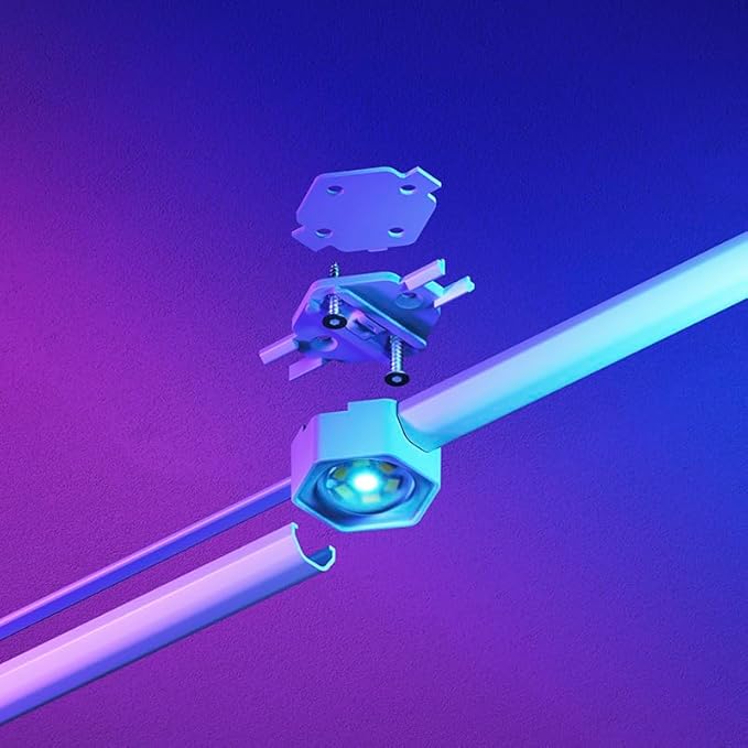 Oelo 147ft (45m) Smart Multicolor Outdoor Permanent Lights with Black Channel