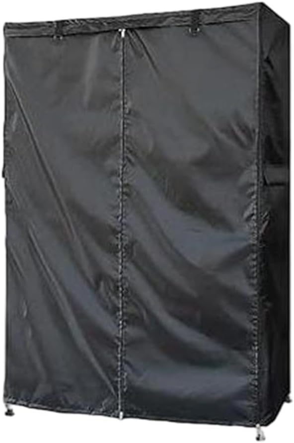 Waterproof 420D Oxford Fabric Cover for Outdoor Storage Enclosures Resists Wear and Protects Against Environmental Factors (42x19x72inch)