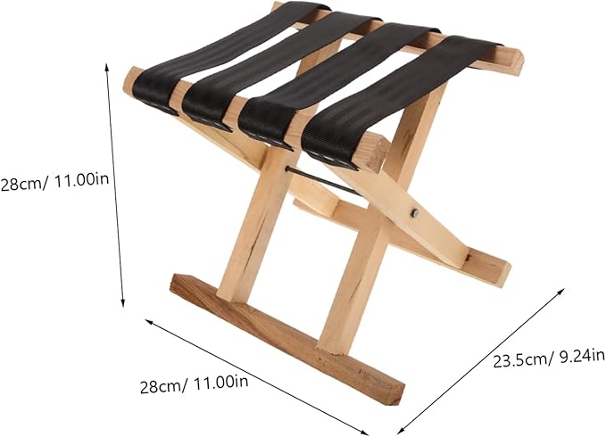 Ultralight Camping Chair Foldable Outdoor Stool Portable Folding Stool for Adults Beach BBQ