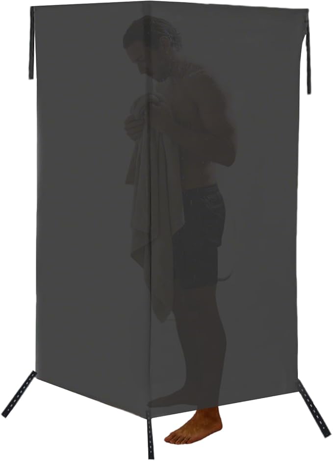 Side Shower Tent – Vehicle Mounted Privacy Awning Portable Suspended Changing Shelter | Weather Shielded Outdoor Enclosure for Camping Boat Trailer Truck Tailgate Use