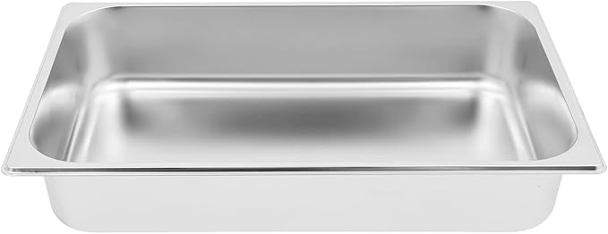 Food Pan with Lid 4-Pack Stainless Steel Steam Table Pans 4 Inch Deep 0.8mm Thick Anti-Jam Commercial Food Pan with Lids for Buffet Catering Restaurant Hotel Party &amp Home Kitchen Storage