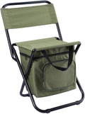 SUPVOX Tube Frame Portable Camping Chairs Outdoor Chair Insulation and Storage