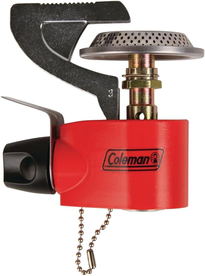 Coleman Classic 1-Burner Backpacking Stove Portable Lightweight Camp Stove with Adjustable Burner &amp Pressure Control 10000 BTUs of Power for Camping Backpacking Tailgating &amp More